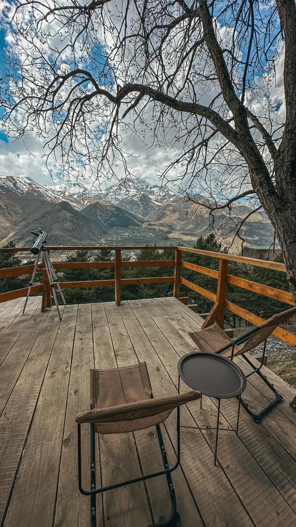 Hotel Elia Glamping Kazbegi Exterior foto
