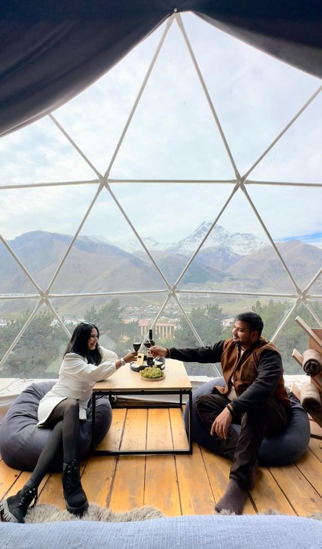 Hotel Elia Glamping Kazbegi Exterior foto