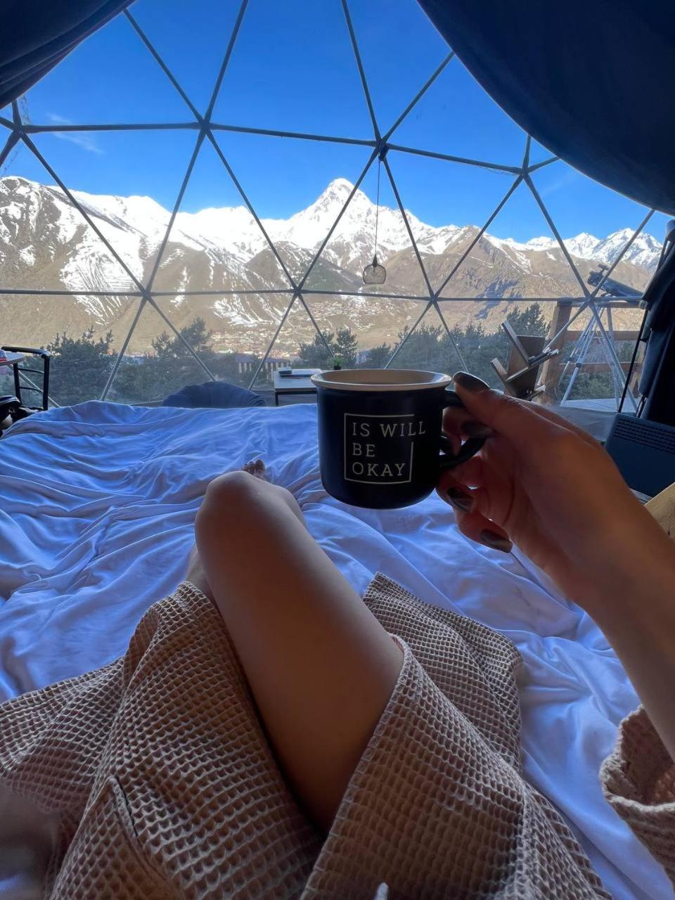 Hotel Elia Glamping Kazbegi Exterior foto