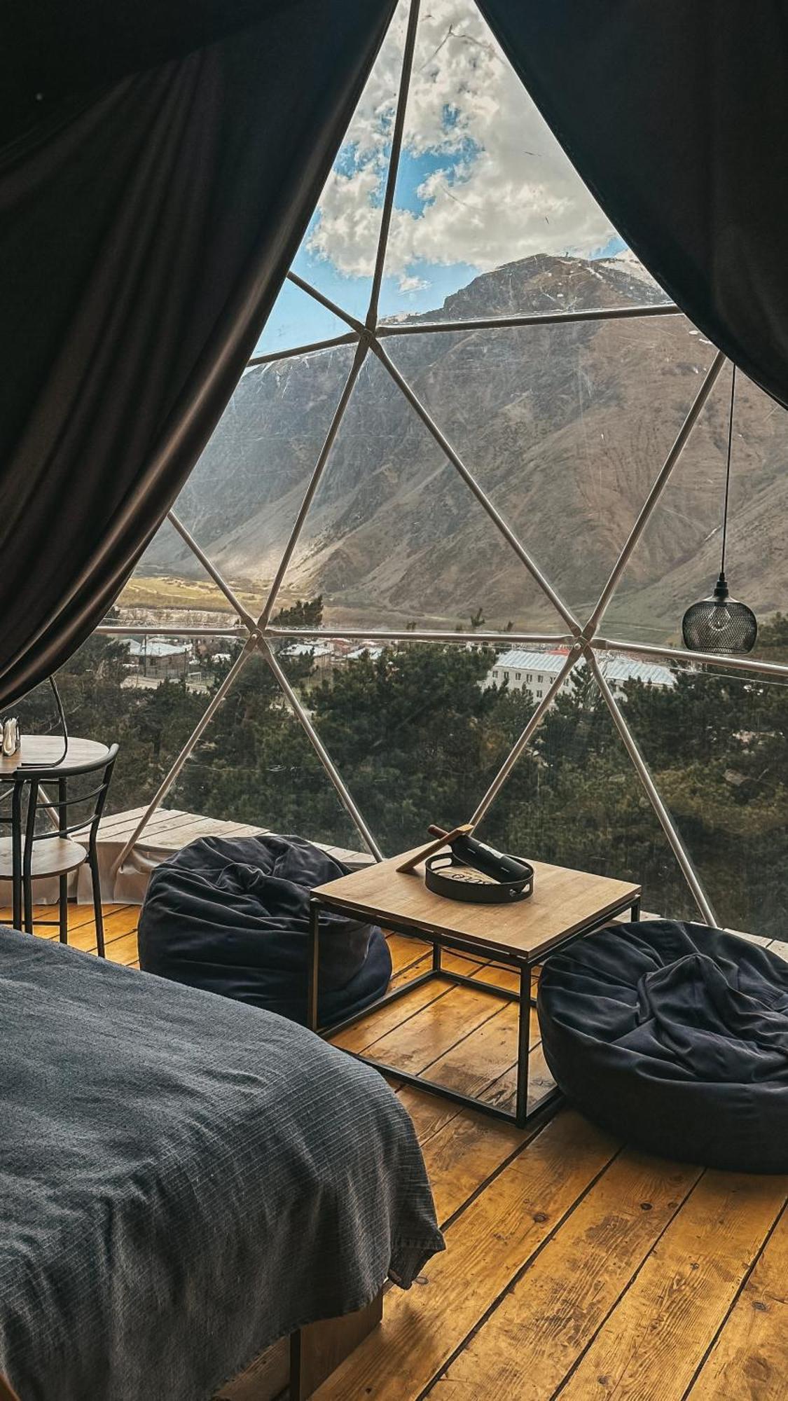 Hotel Elia Glamping Kazbegi Exterior foto